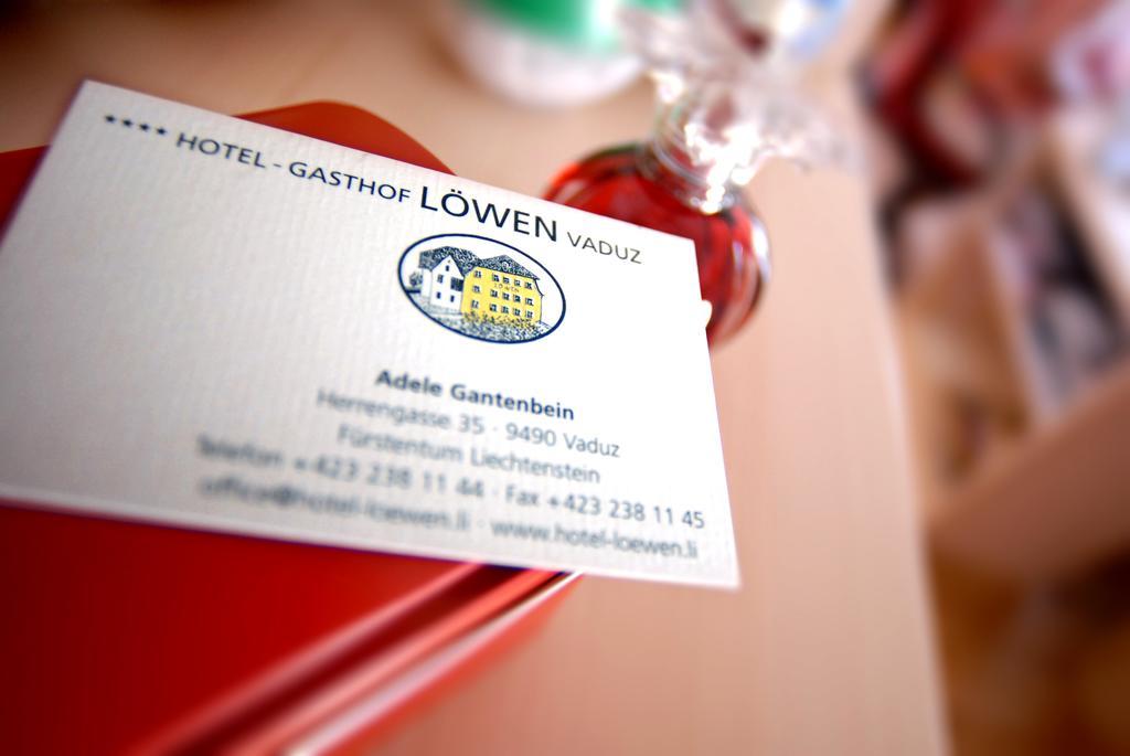 Hotel Gasthof Lowen Vaduz Eksteriør billede